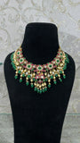 Silver Kundan Necklace