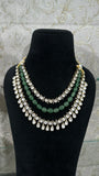 Premium Mossanite Polki Necklace