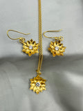 Qom Flower Pendent & Earrings - G