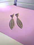 White Whale earrings