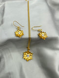 Qom Flower Pendent & Earrings - G